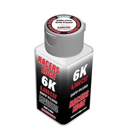 Racers Edge 6,000CST 70 ml 2.36 oz Pure Silicone Diff Fluid RCE3320